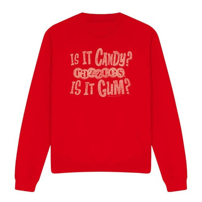 Front - Dubble Bubble Unisex Adult Razzles What Is This Sweatshirt