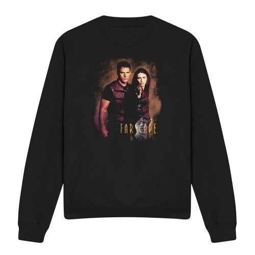 Front - Farscape Unisex Adult Wanted Sweatshirt