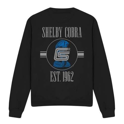 Front - Carroll Shelby Unisex Adult Large Snake And Signature Vintage Sweatshirt