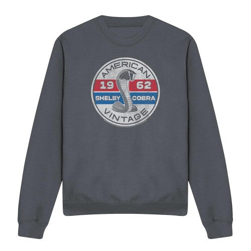 Front - Carroll Shelby Unisex Adult Vintage Circle Sweatshirt