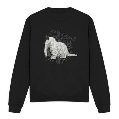 Front - Sesame Street Unisex Adult I Believe Snuffleupagus Sweatshirt