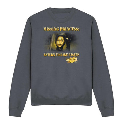 Front - MirrorMask Unisex Adult Missing Princess Sweatshirt