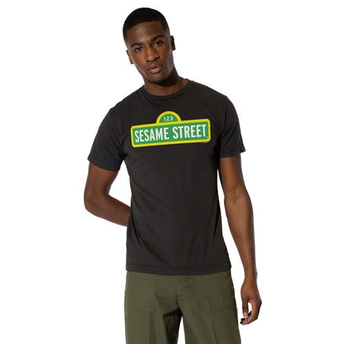Front - Sesame Street Mens Logo T-Shirt