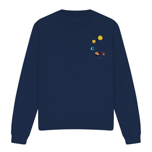 Front - Sesame Street Unisex Adult Heads Sweatshirt