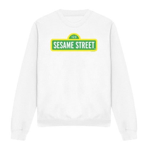 Front - Sesame Street Unisex Adult Logo Sweatshirt