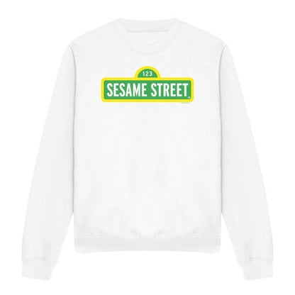 Front - Sesame Street Unisex Adult Logo Sweatshirt