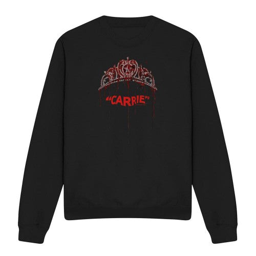 Front - Carrie Unisex Adult Prom Queen Sweatshirt