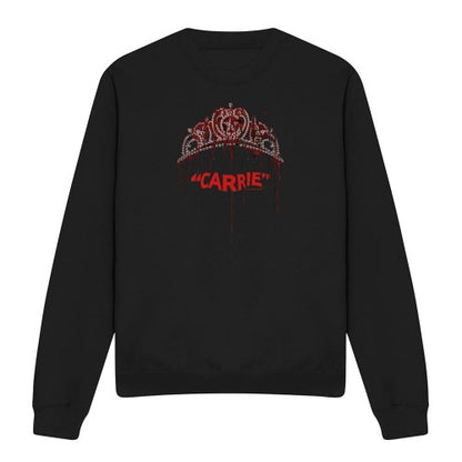 Front - Carrie Unisex Adult Prom Queen Sweatshirt