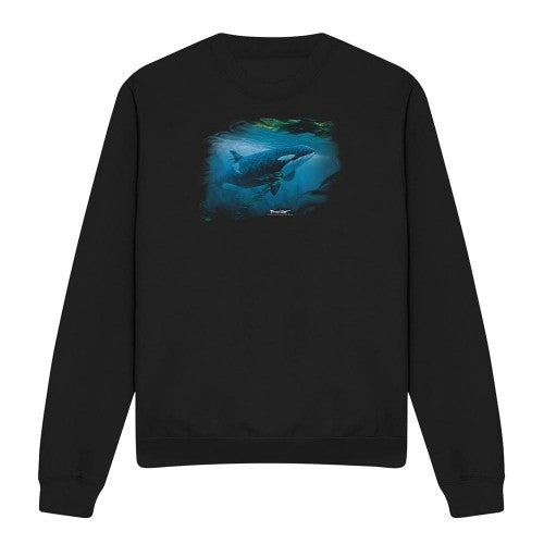 Front - Wildlife Unisex Adult Pursuit Thru The Kelp Orca Sweatshirt