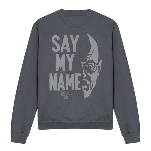 Front - Breaking Bad Unisex Adult Say My Name Sweatshirt