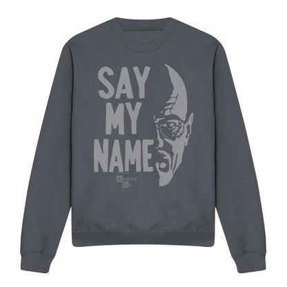 Front - Breaking Bad Unisex Adult Say My Name Sweatshirt