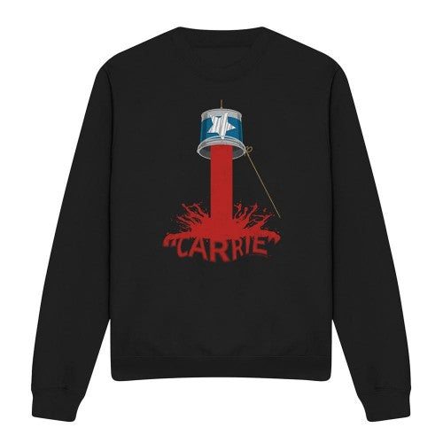 Front - Carrie Unisex Adult Bucket Of Blood Sweatshirt
