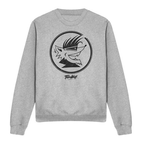 Front - Teen Wolf Unisex Adult Wolf´s Head Heather Sweatshirt