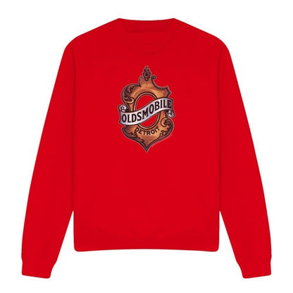 Front - Oldsmobile Unisex Adult Detroit Emblem Sweatshirt