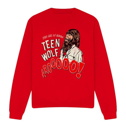 Front - Teen Wolf Unisex Adult Animal Face Sweatshirt