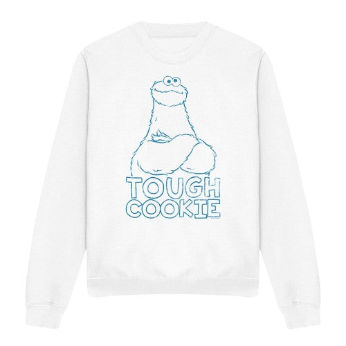 Front - Sesame Street Unisex Adult Tough Cookie Monster Sweatshirt