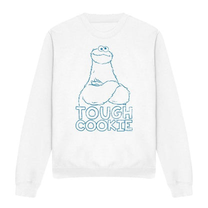 Front - Sesame Street Unisex Adult Tough Cookie Monster Sweatshirt