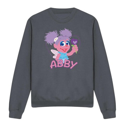 Front - Sesame Street Unisex Adult Abby Cadabby Flat Sweatshirt