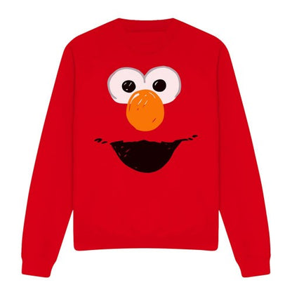 Front - Sesame Street Unisex Adult Elmo Crayon Sketch Sweatshirt