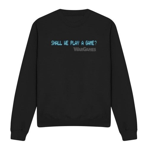 Front - WarGames Unisex Adult Shall We Play A Game? Sweatshirt