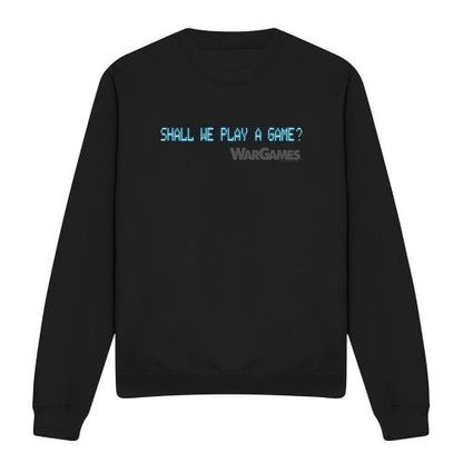 Front - WarGames Unisex Adult Shall We Play A Game? Sweatshirt