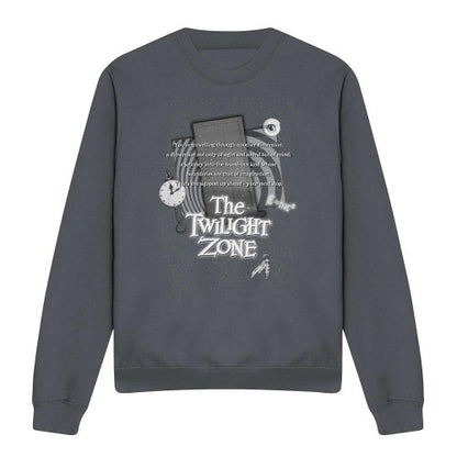 Front - The Twilight Zone Unisex Adult Monologue Sweatshirt