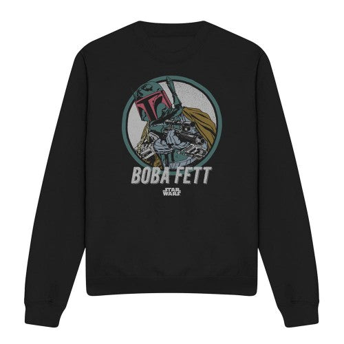 Front - Star Wars Unisex Adult Boba Fett Sweatshirt