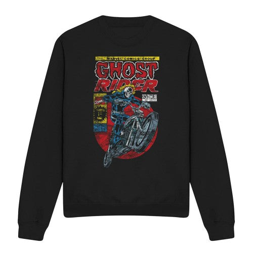 Front - Ghost Rider Unisex Adult Sweatshirt