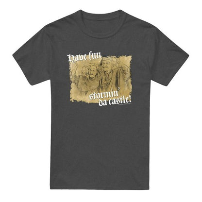 Front - The Princess Bride Unisex Adult Stormin Da Castle Heather T-Shirt