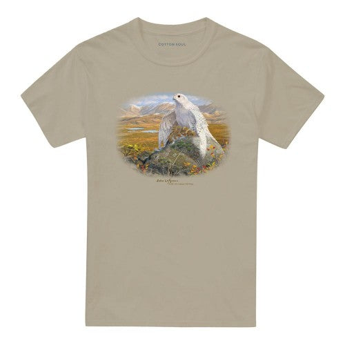 Front - Wildlife Unisex Adult Gyrfalcon T-Shirt