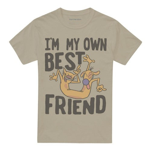 Front - CatDog Unisex Adult My Own Best Friend T-Shirt