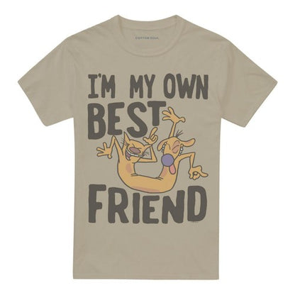 Front - CatDog Unisex Adult My Own Best Friend T-Shirt