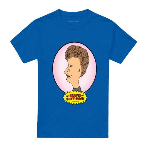 Front - Beavis & Butthead Unisex Adult Butthead Portrait T-Shirt