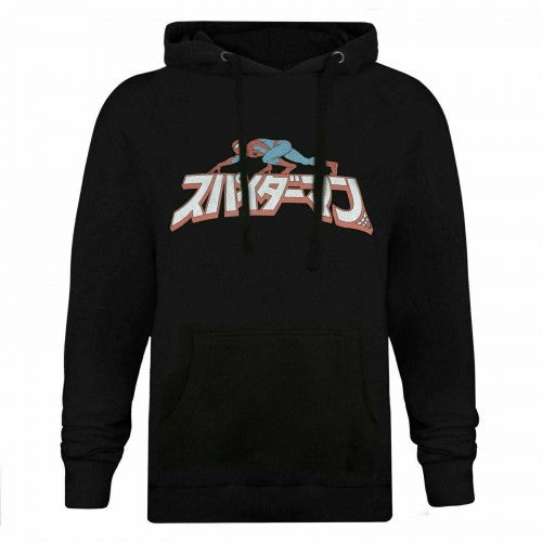 Front - Spider-Man Mens Crawl Japanese Hoodie