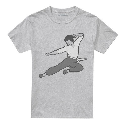 Front - Bruce Lee Unisex Adult The Signature Move T-Shirt