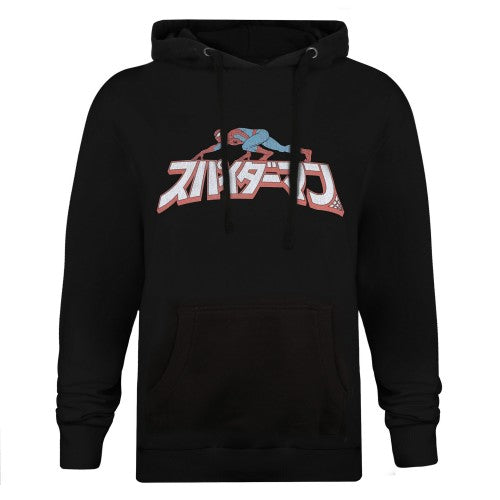 Front - Spider-Man Mens Crawler Hoodie