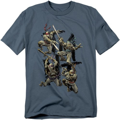 Front - Teenage Mutant Ninja Turtles Unisex Adult Shinobi T-Shirt