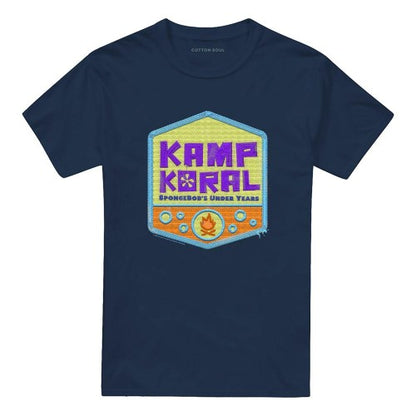 Front - Kamp Koral: SpongeBob´s Under Years Unisex Adult Patch Logo T-Shirt