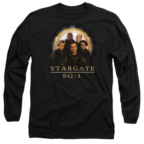 Front - Stargate SG-1 Unisex Adult Team Long-Sleeved T-Shirt