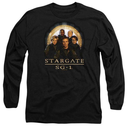 Front - Stargate SG-1 Unisex Adult Team Long-Sleeved T-Shirt