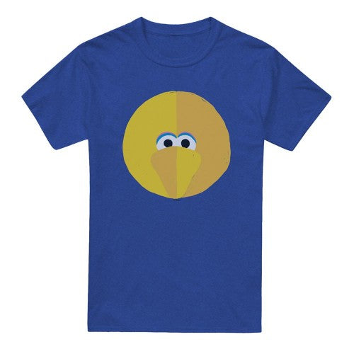 Front - Sesame Street Unisex Adult Beak Big Bird Heather T-Shirt