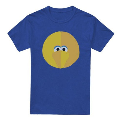 Front - Sesame Street Unisex Adult Beak Big Bird Heather T-Shirt