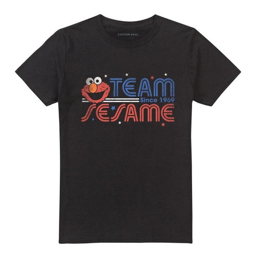 Front - Sesame Street Unisex Adult Team Sesame T-Shirt