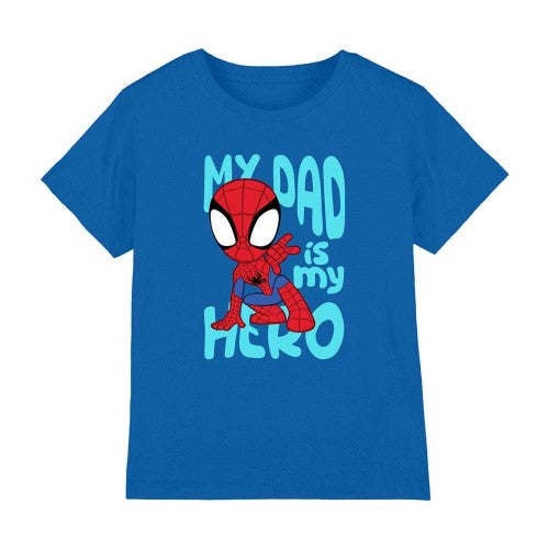 Front - Spidey And His Amazing Friends Childrens/Kids Spidey Dad T-Shirt