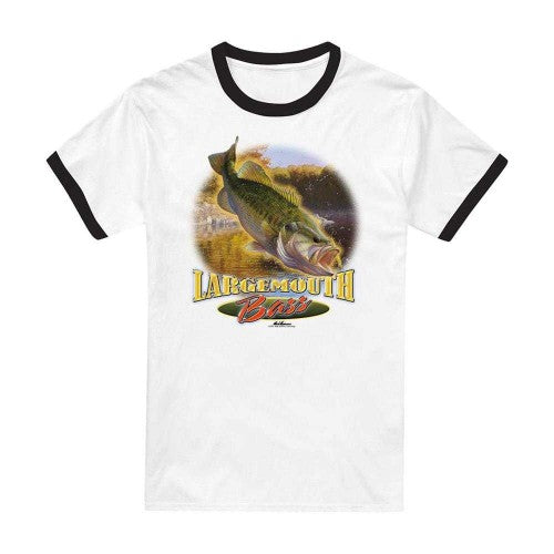 Front - Wildlife Unisex Adult Cartwheeling Ringer T-Shirt