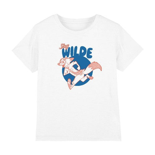 Front - Zootopia 2 Childrens/Kids Stay Wild Nick Wilde T-Shirt