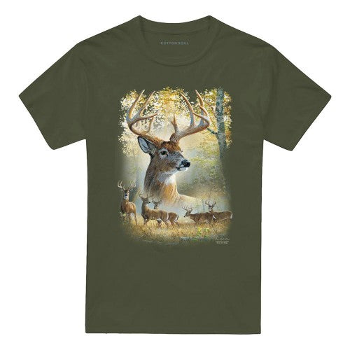 Front - Wild Wings Unisex Adult Bucks T-Shirt