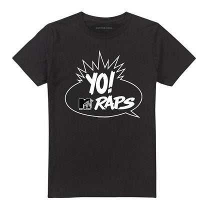 Front - Yo! MTV Raps Unisex Adult Logo T-Shirt