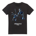 Front - Terminator 2 Mens Motorbike T-Shirt