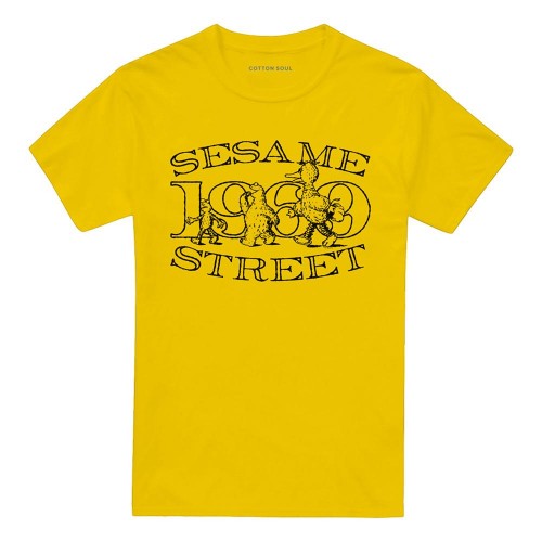 Front - Sesame Street Unisex Adult Friend Stroll T-Shirt